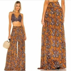 NWT Free People One Aloha Wide Leg Pants Size Small